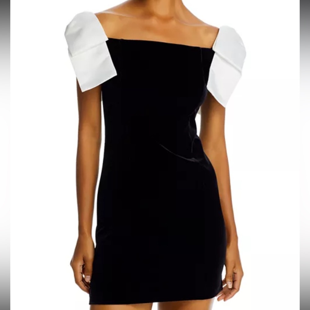 ✨ French Connection Carey Velvet Mini Dress | BNWT | Size 6